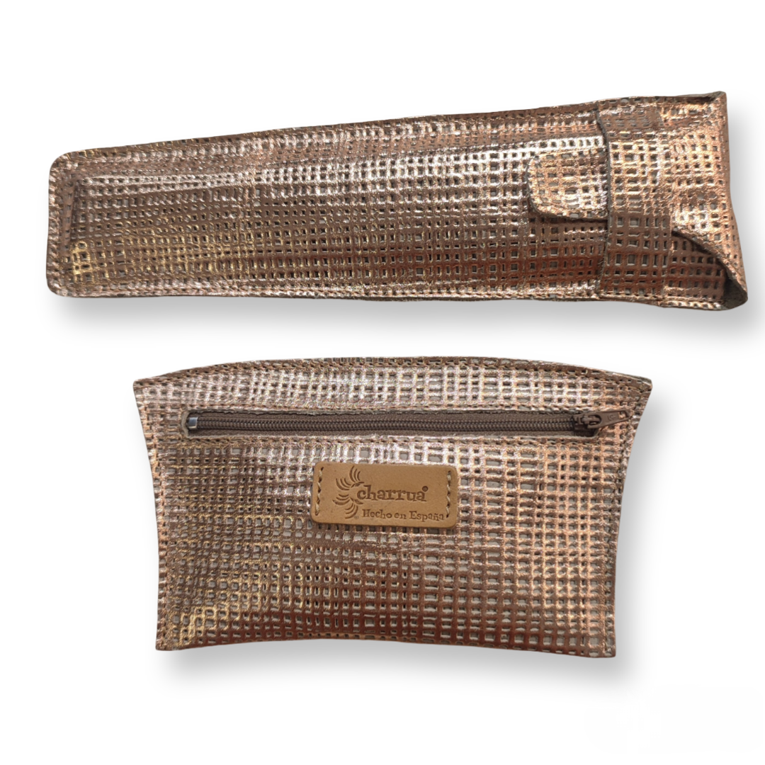 Conjunto monedero y funda de abanico (colección cápsula)