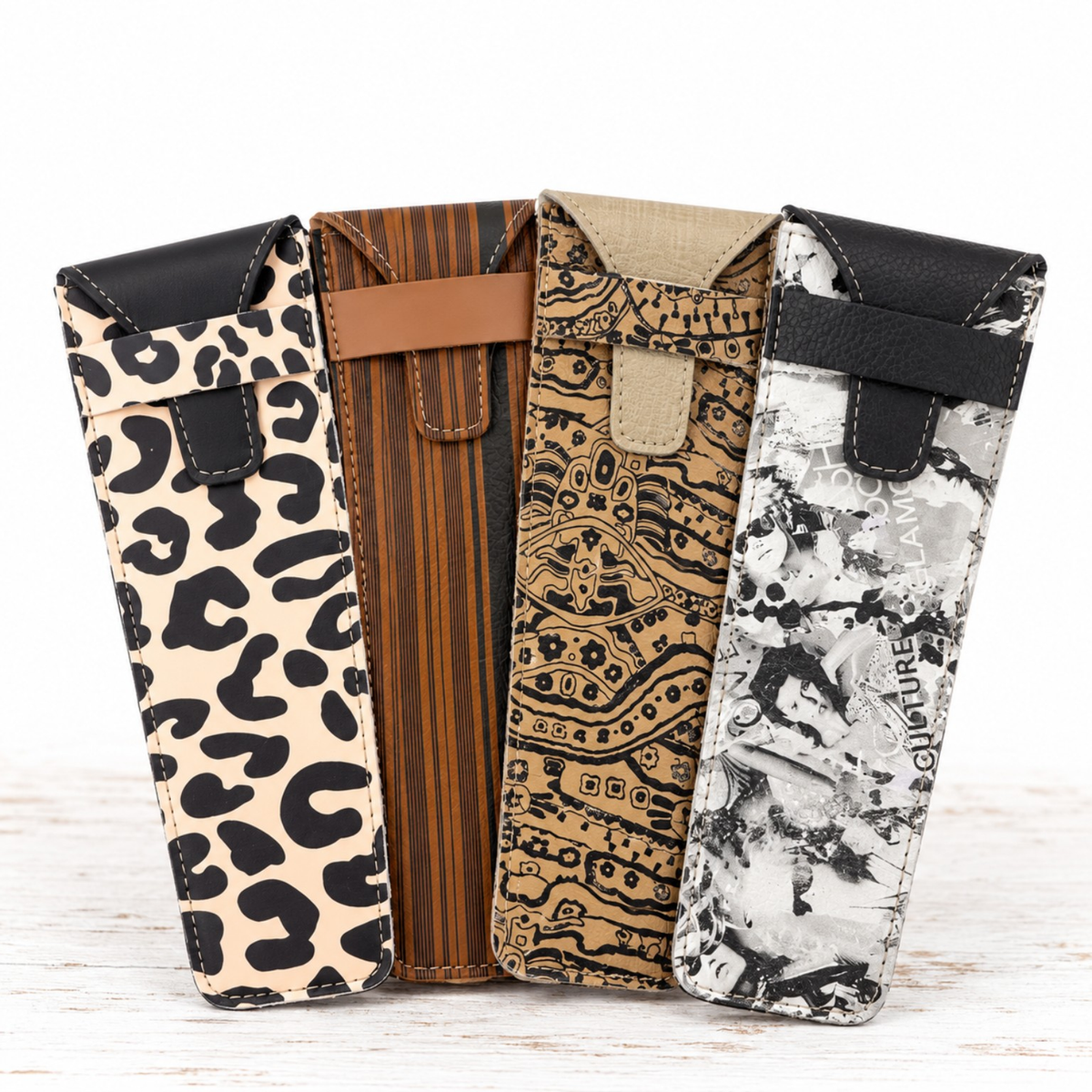 Lote de 4 fundas de abanico PEQUEÑO