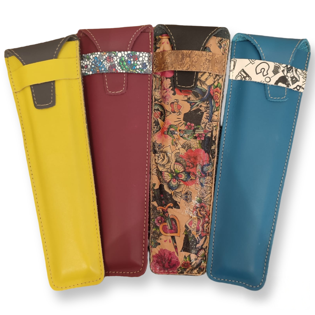 Lote de 4 fundas de abanico.
