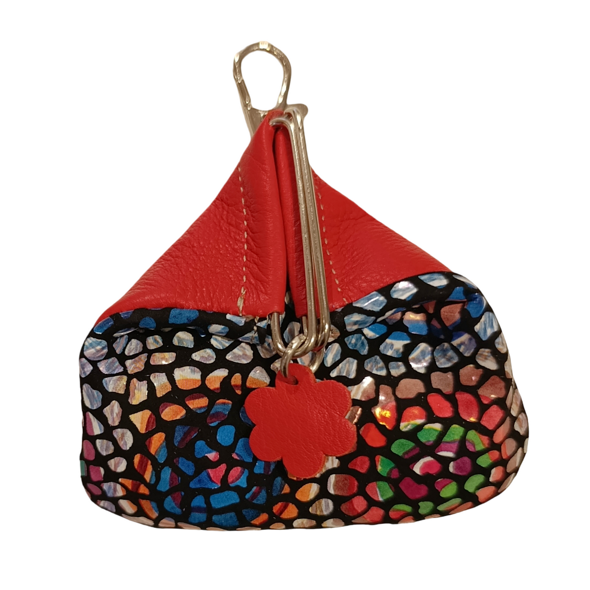 Monedero charm Flor