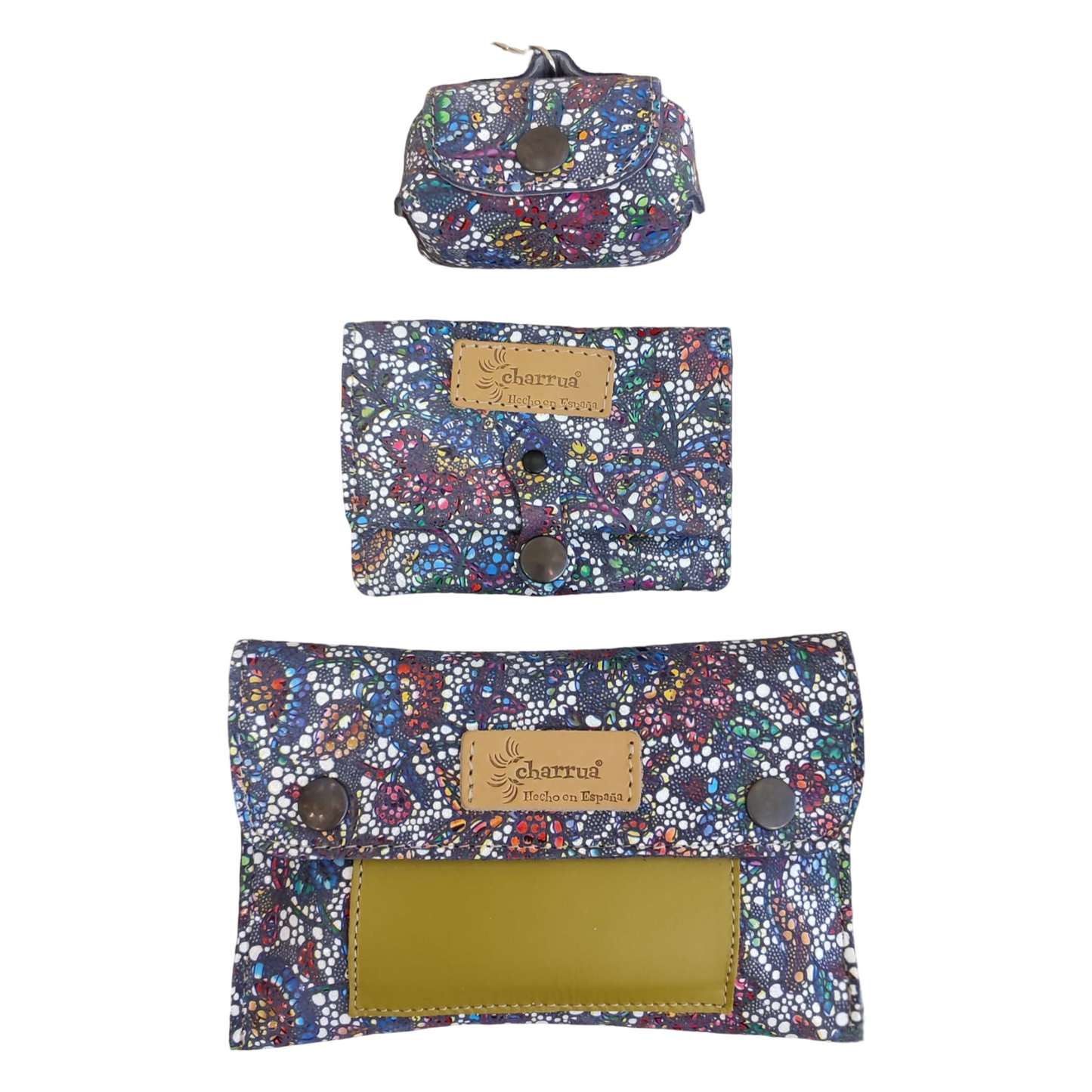 Cartera Charrùa+tarjetero Nomada+Charm mini Valen