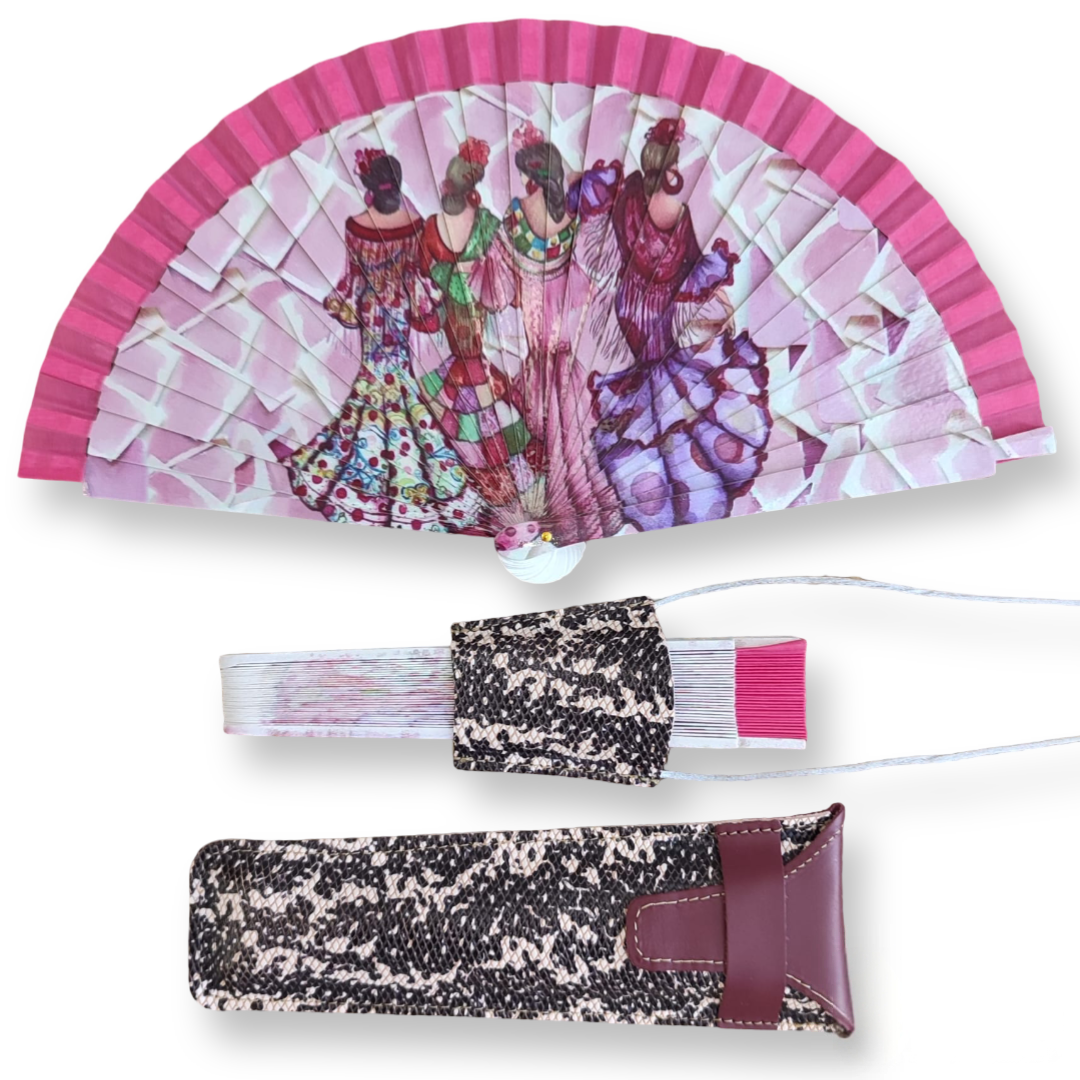 Abanico PEQUEÑO+funda+cuelga-abanico