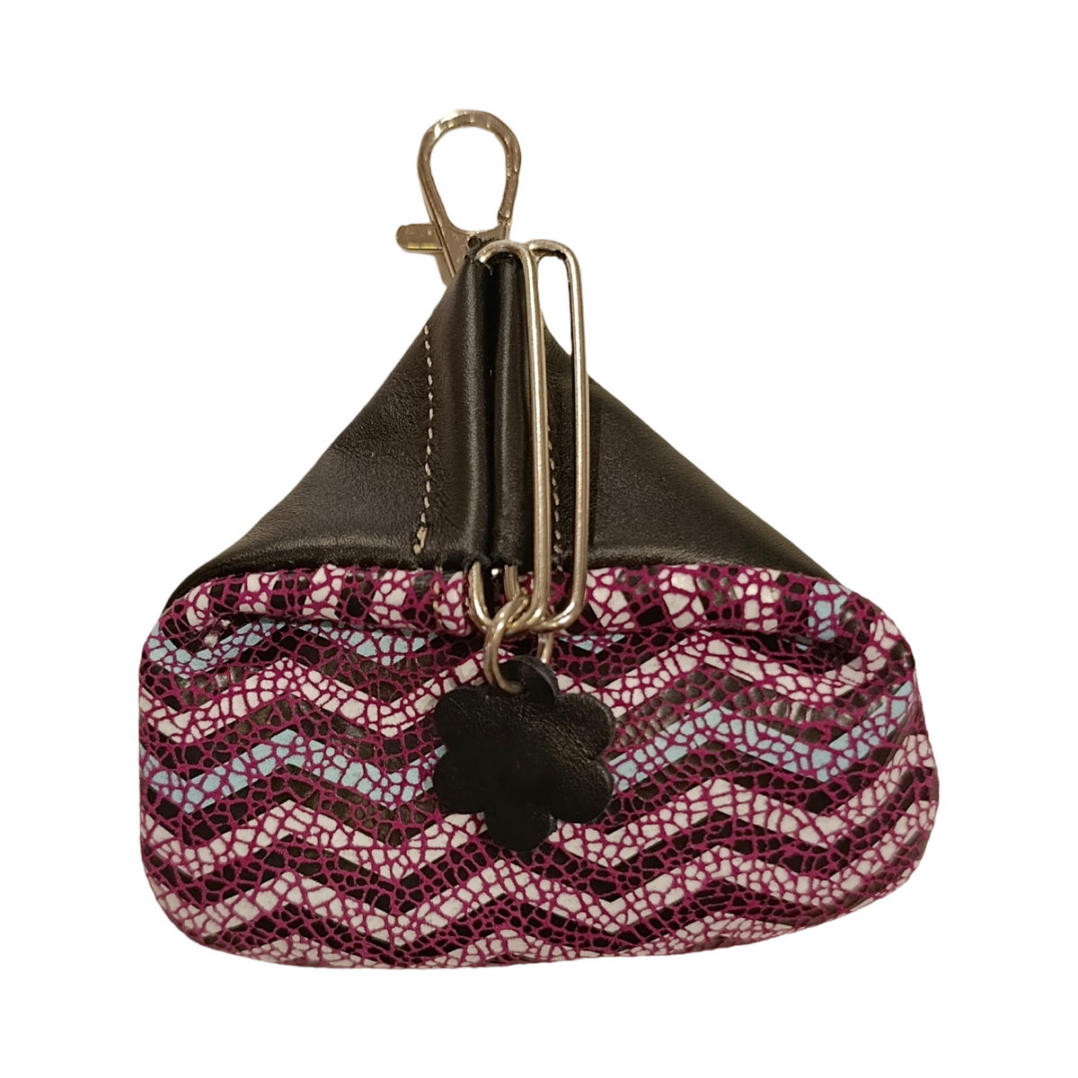 Monedero charm Flor