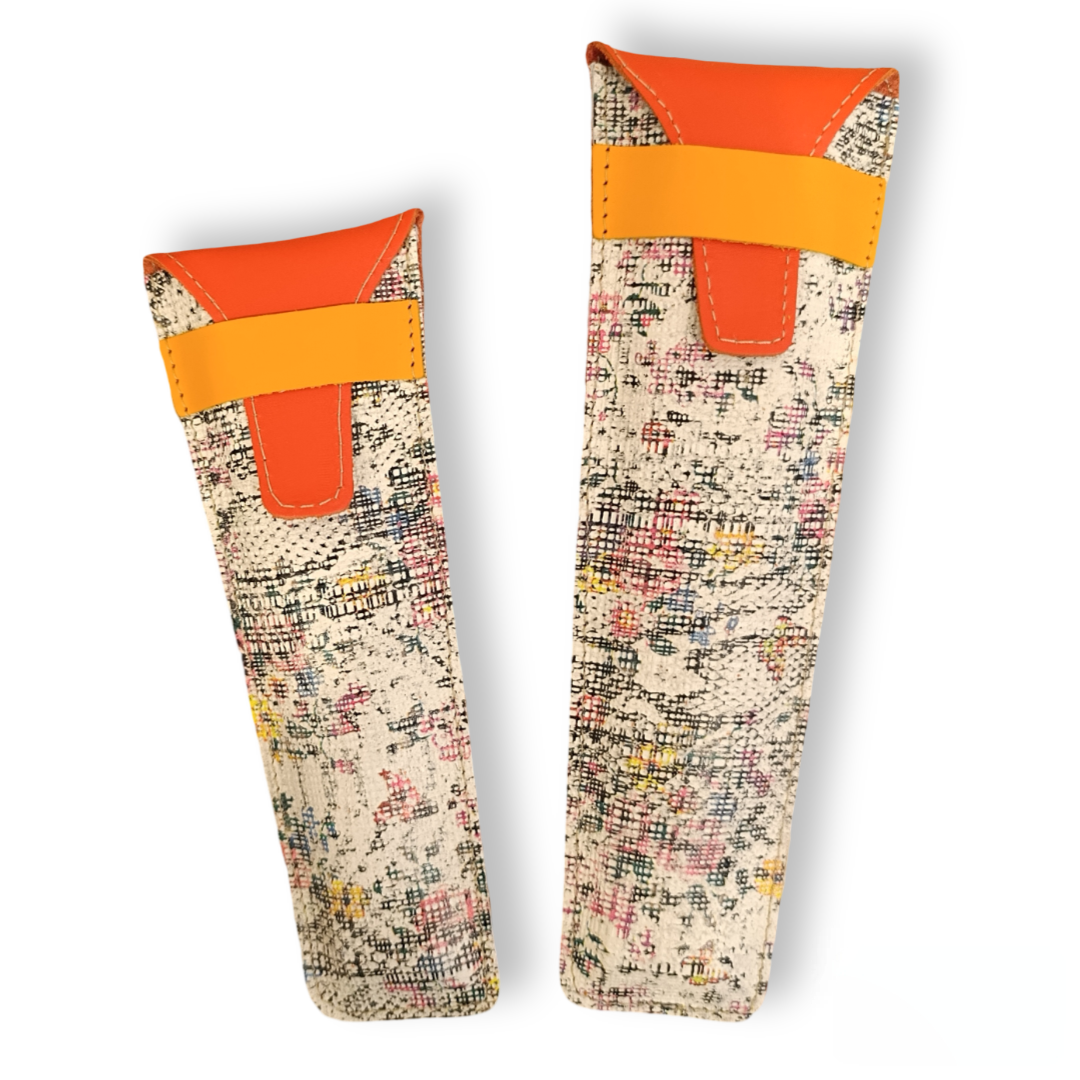 Funda de abanico grande y pequeño.