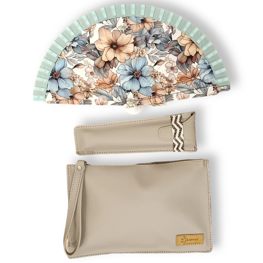 Abanico PEQUEÑO+funda+cambia-bolso