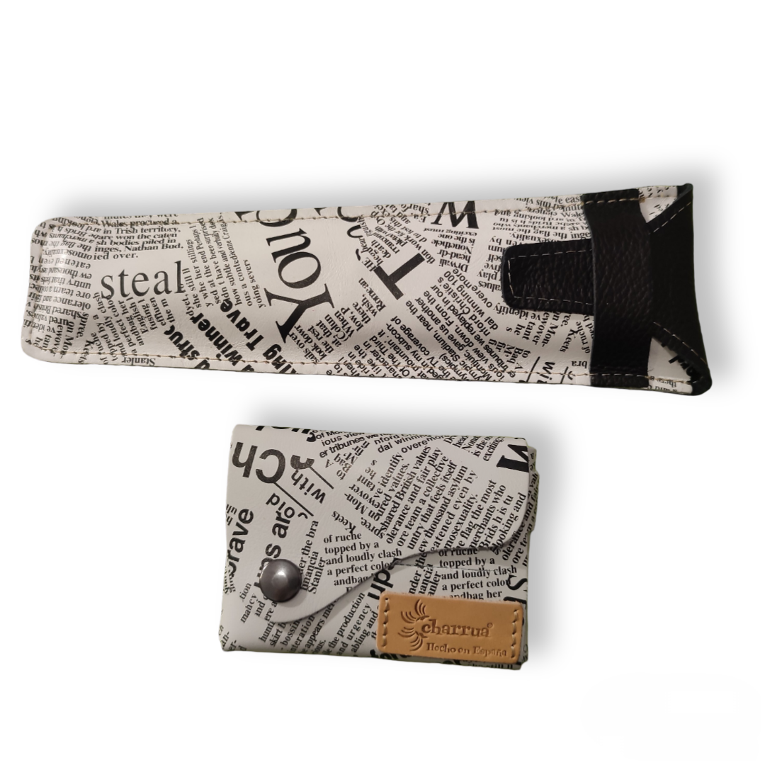 Conjunto Mascarat+funda de abanico