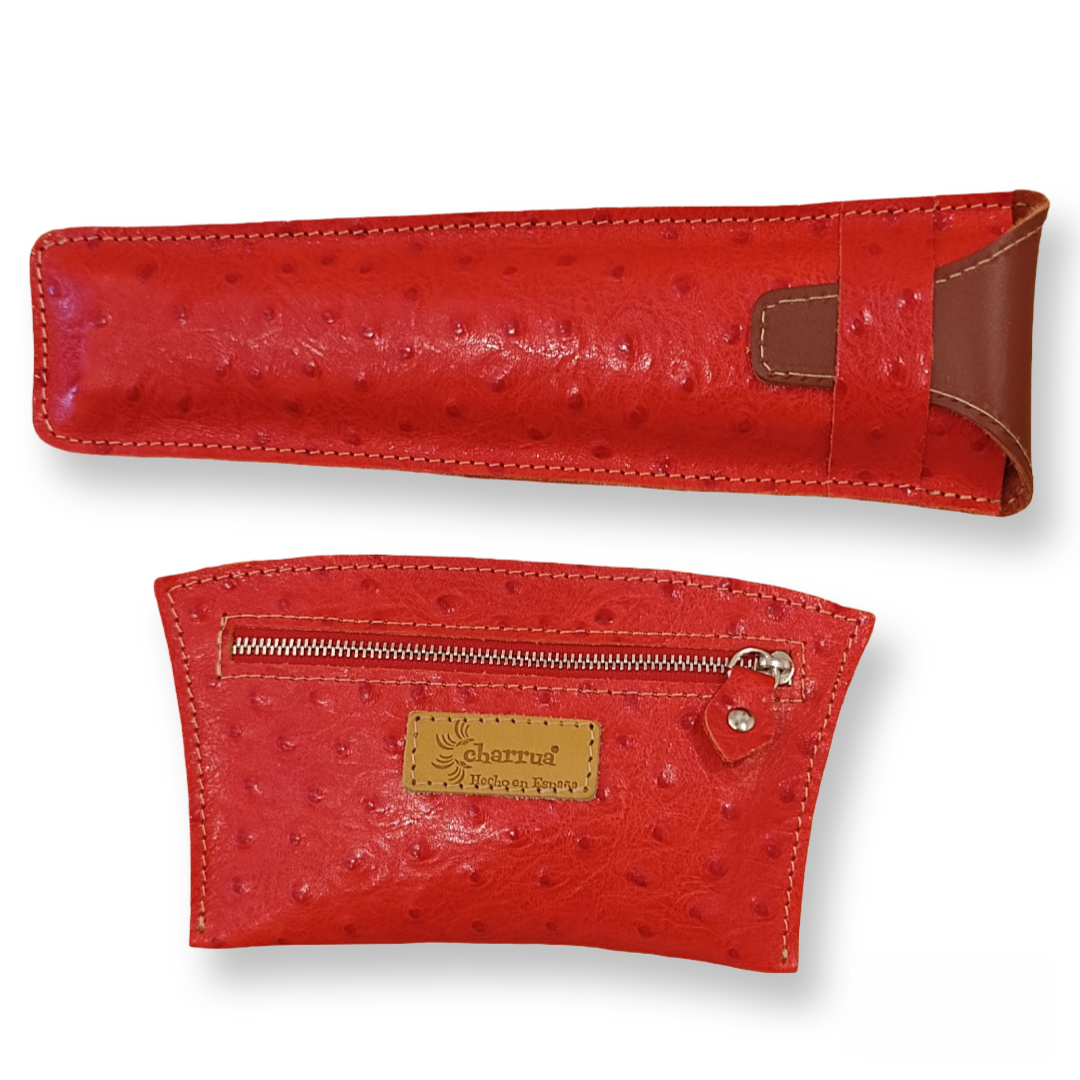 Conjunto monedero Amanecer y funda de abanico de 24cm