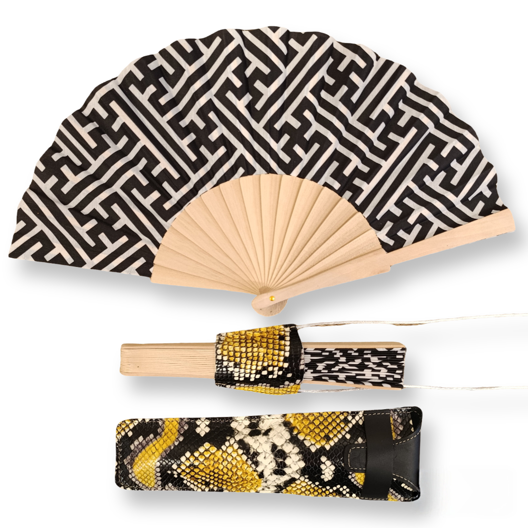 Abanico+funda+cuelga-abanico.  (Colección cápsula)