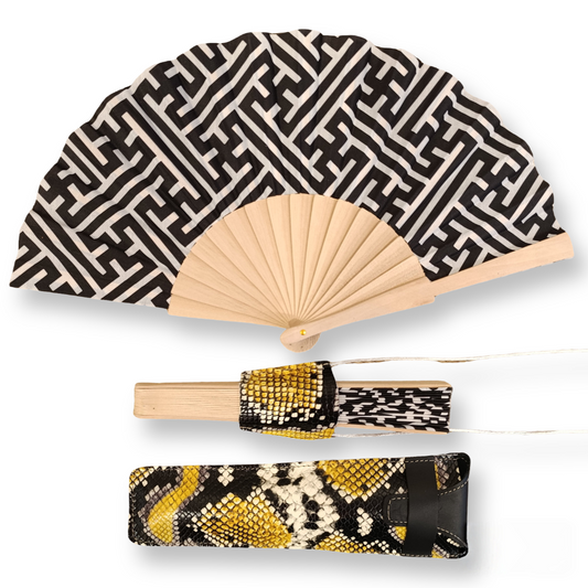 Abanico+funda+cuelga-abanico.  (Colección cápsula)