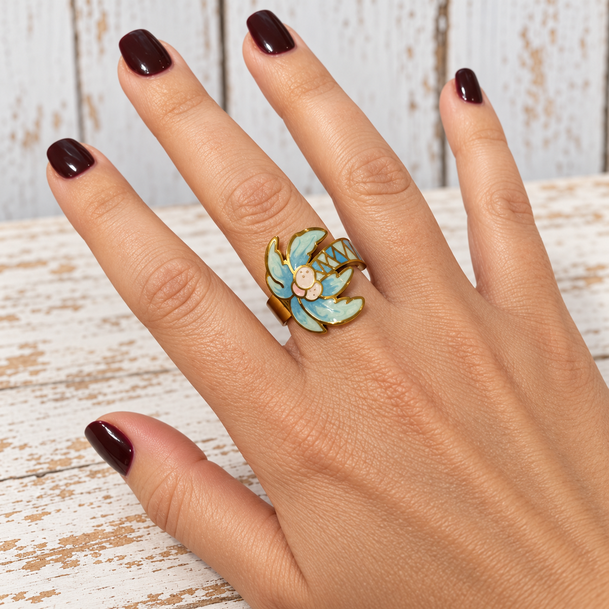Anillo ajustable Palmera