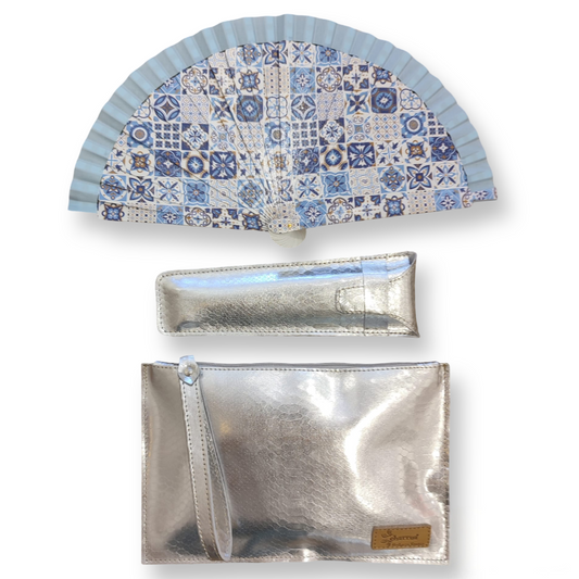 Abanico PEQUEÑO+funda+cambia-bolso