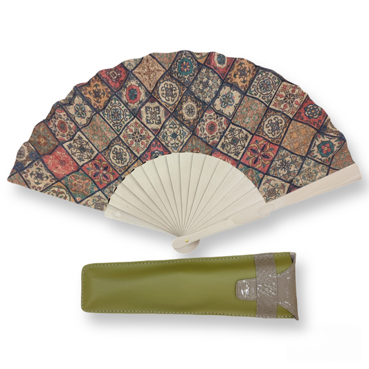 Abanico de corcho+funda (colección cápsula)