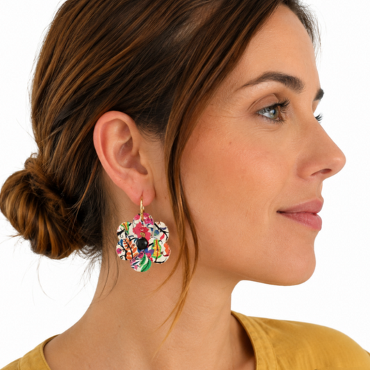 Pendientes Flor