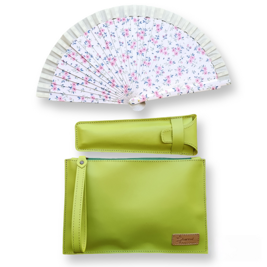 Abanico PEQUEÑO+funda+cambia-bolso