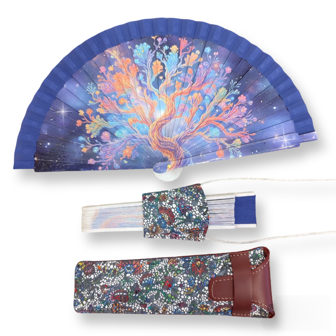 Abanico PEQUEÑO+ funda+cuelga-abanico
