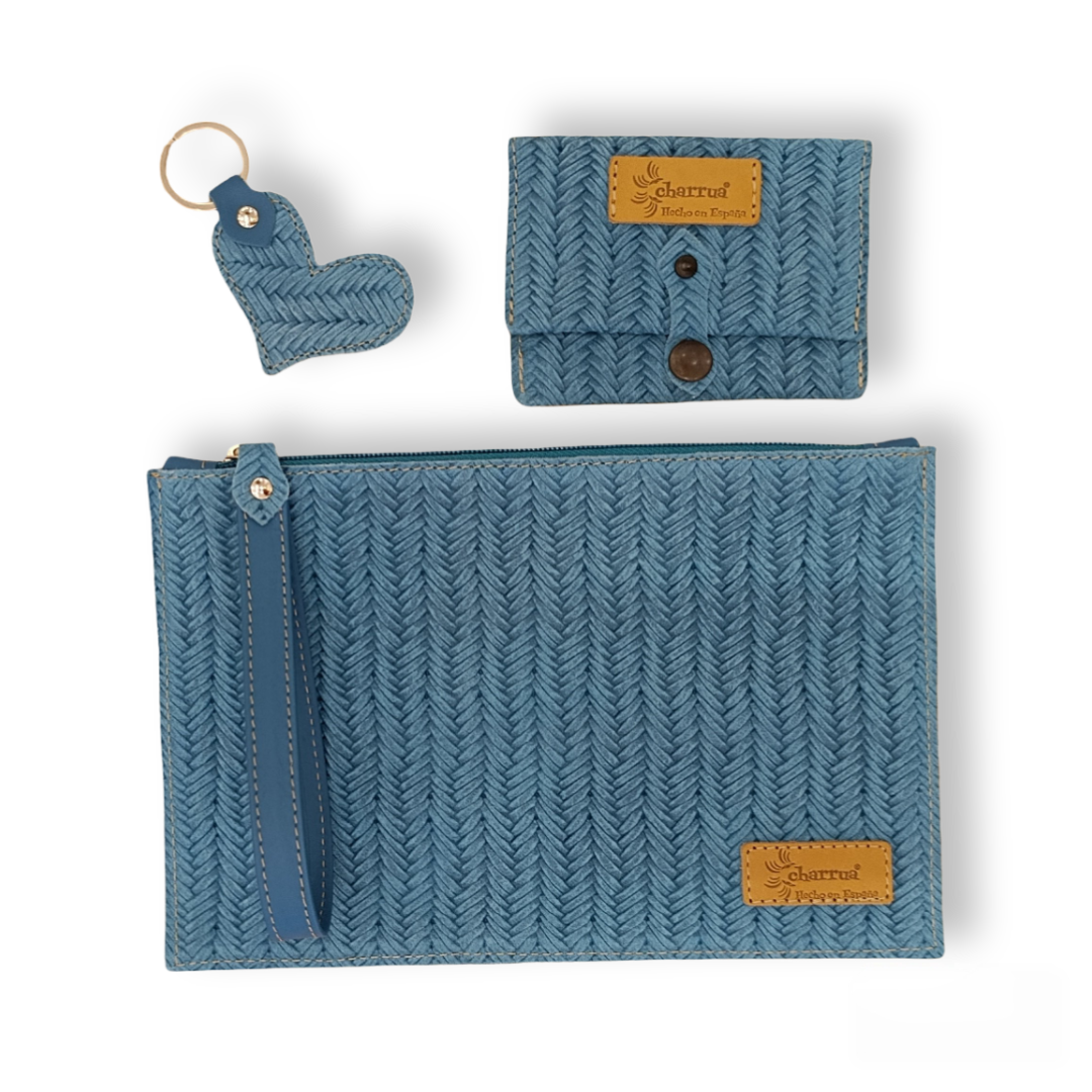 Conjunto Cambia-bolso+llavero+tarjetero