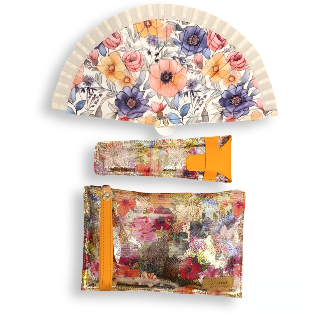 Abanico PEQUEÑO+funda+cambia-bolso