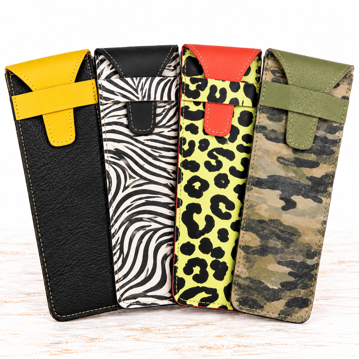 Lote de 4 fundas de abanico PEQUEÑO