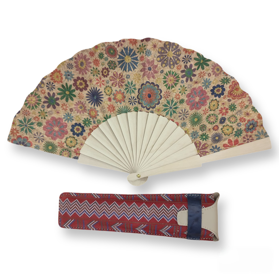 Abanico corcho+funda (colección cápsula)