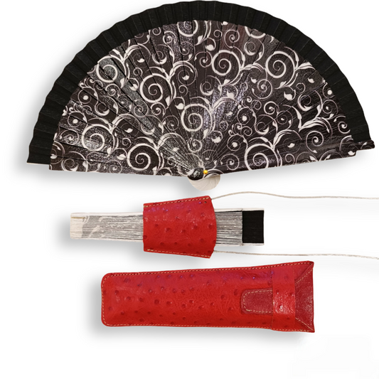 Abanico PEQUEÑO+ cuelga-abanico+funda