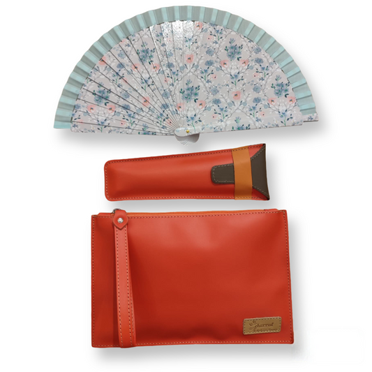 Abanico PEQUEÑO+funda+cambia-bolso