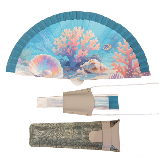 Abanico PEQUEÑO+funda+ cuelga-abanico