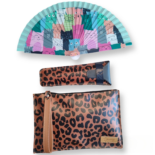 Abanico PEQUEÑO+funda+cambia-bolso
